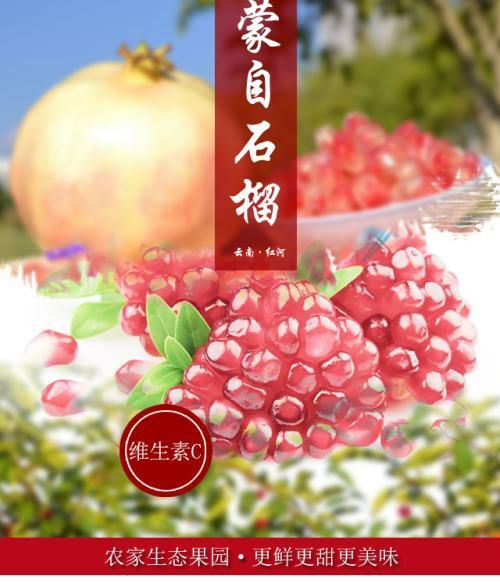 蒙自市云南石榴 现摘现发，价格公道。