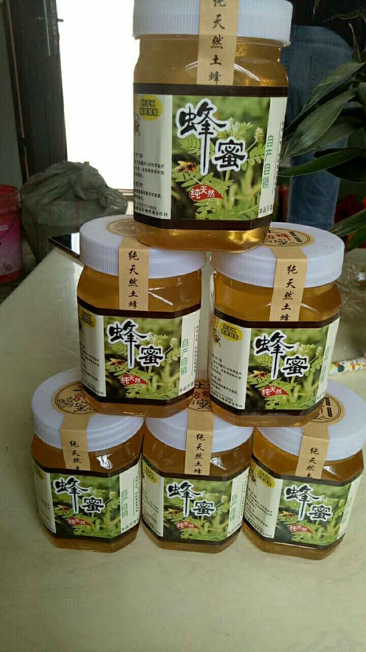 岷县 天然中蜂黄芪密蜂蜜 自产自销