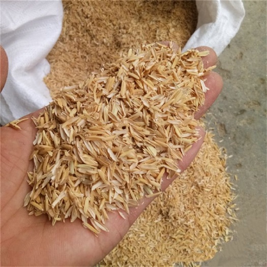 灵寿县禽畜用饲料  批发现货新鲜优质散装稻壳 养殖垫料酿酒原料除尘稻糠压缩大米壳