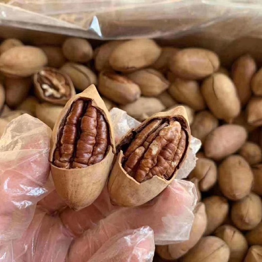 中牟县奶油味碧根果，口感香酥，一件起批