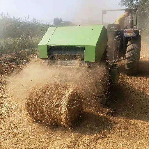 郓城县粉碎打捆机 圆捆   粉碎揉丝打捆机