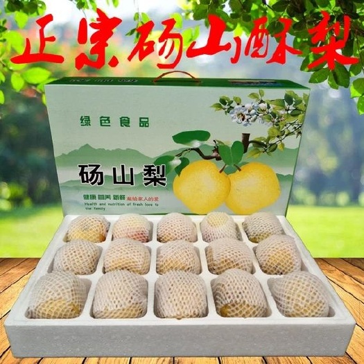 砀山县砀山酥梨 【精品】精品礼盒包装5斤净果