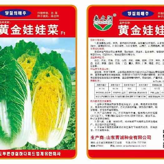 郑州黄金娃娃菜种子