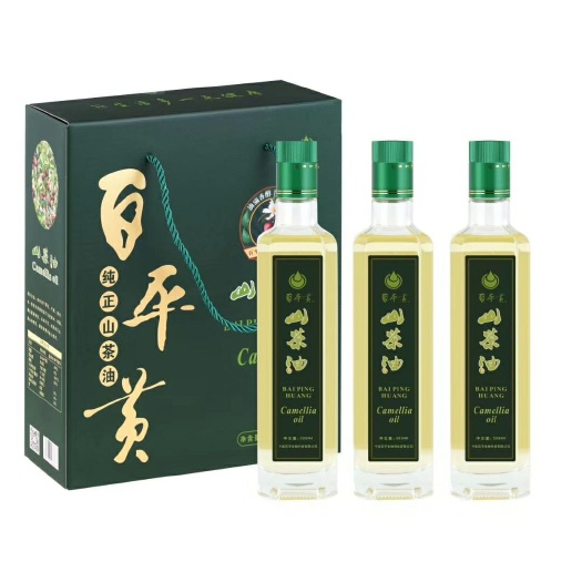 宁海县压榨山茶油 礼盒装500MLⅩ3