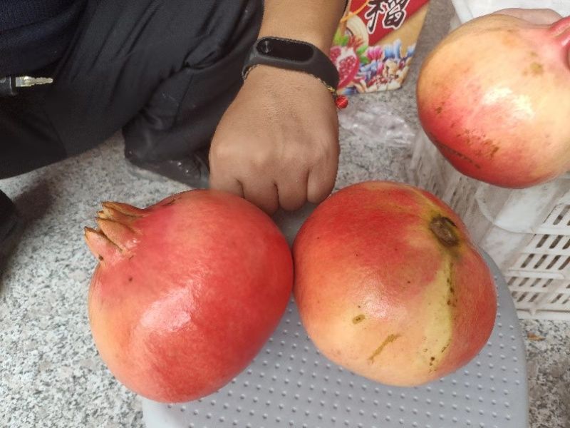 灵宝石榴 个头大  表面通红    颗粒饱满   口味特别好