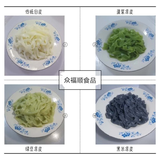 天津 凉皮，面筋