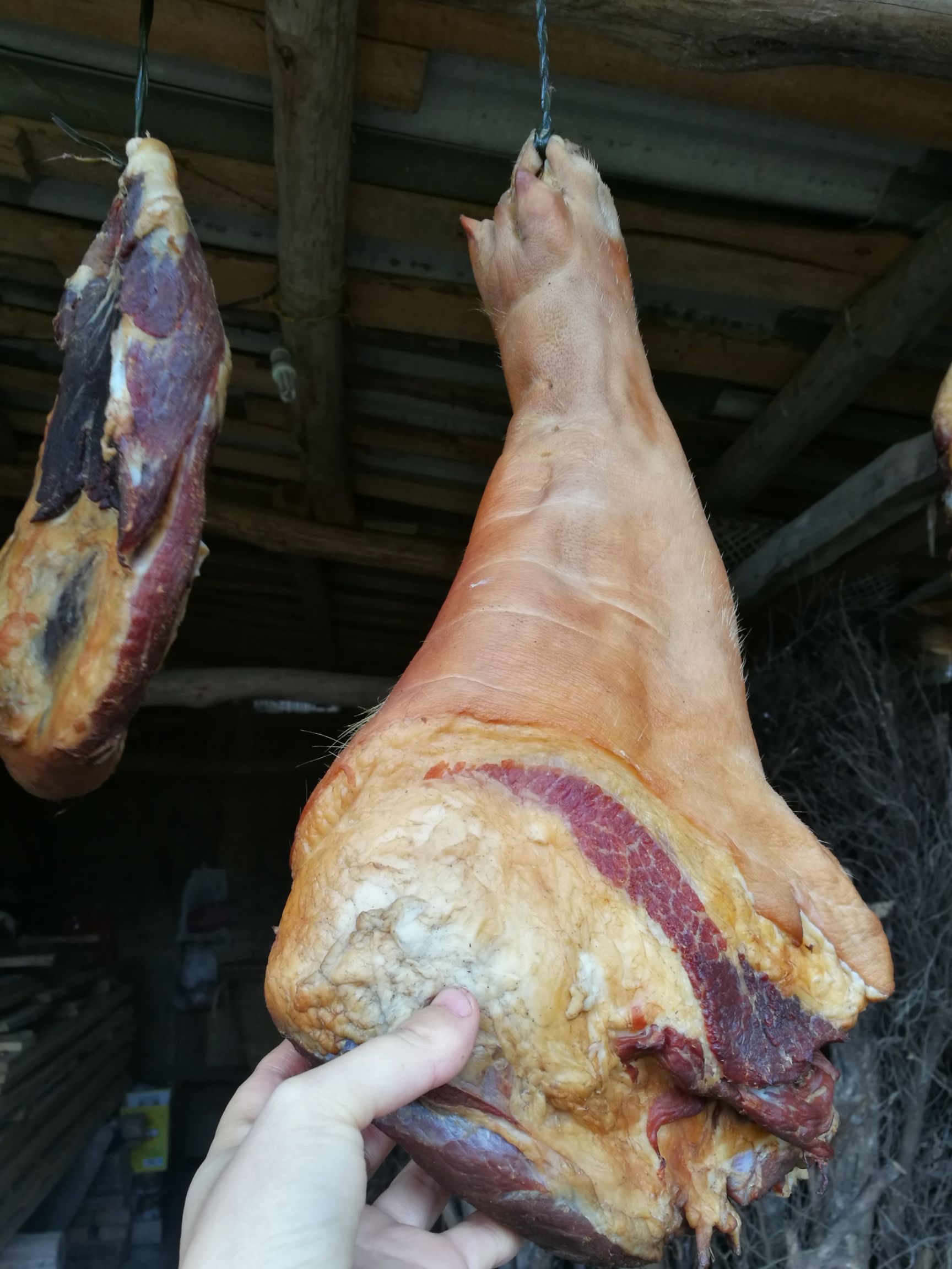 正宗大巴山熟食喂养土猪腊排骨 烟熏腊排酱排骨