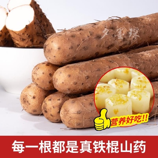 临漳县新鲜铁棍山药养生健胃消食