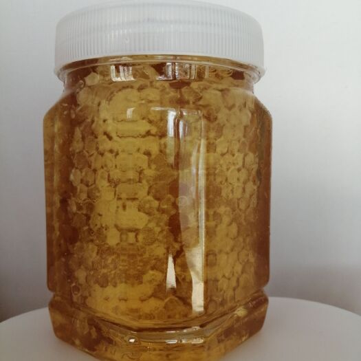 蜂巢蜜人工收割装瓶带巢的蜂蜜开胃500克一瓶起包邮