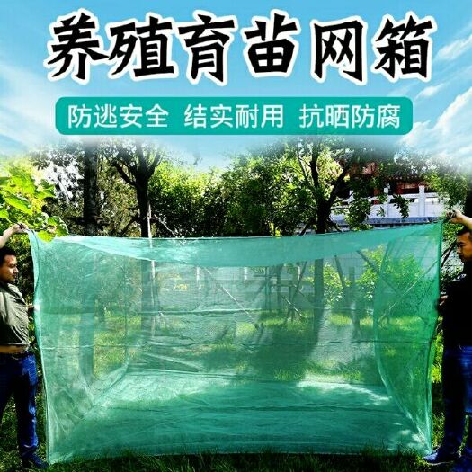 水产养殖10 目网箱养殖网专用养箱定做带盖泥鳅黄鳝养殖网箱小