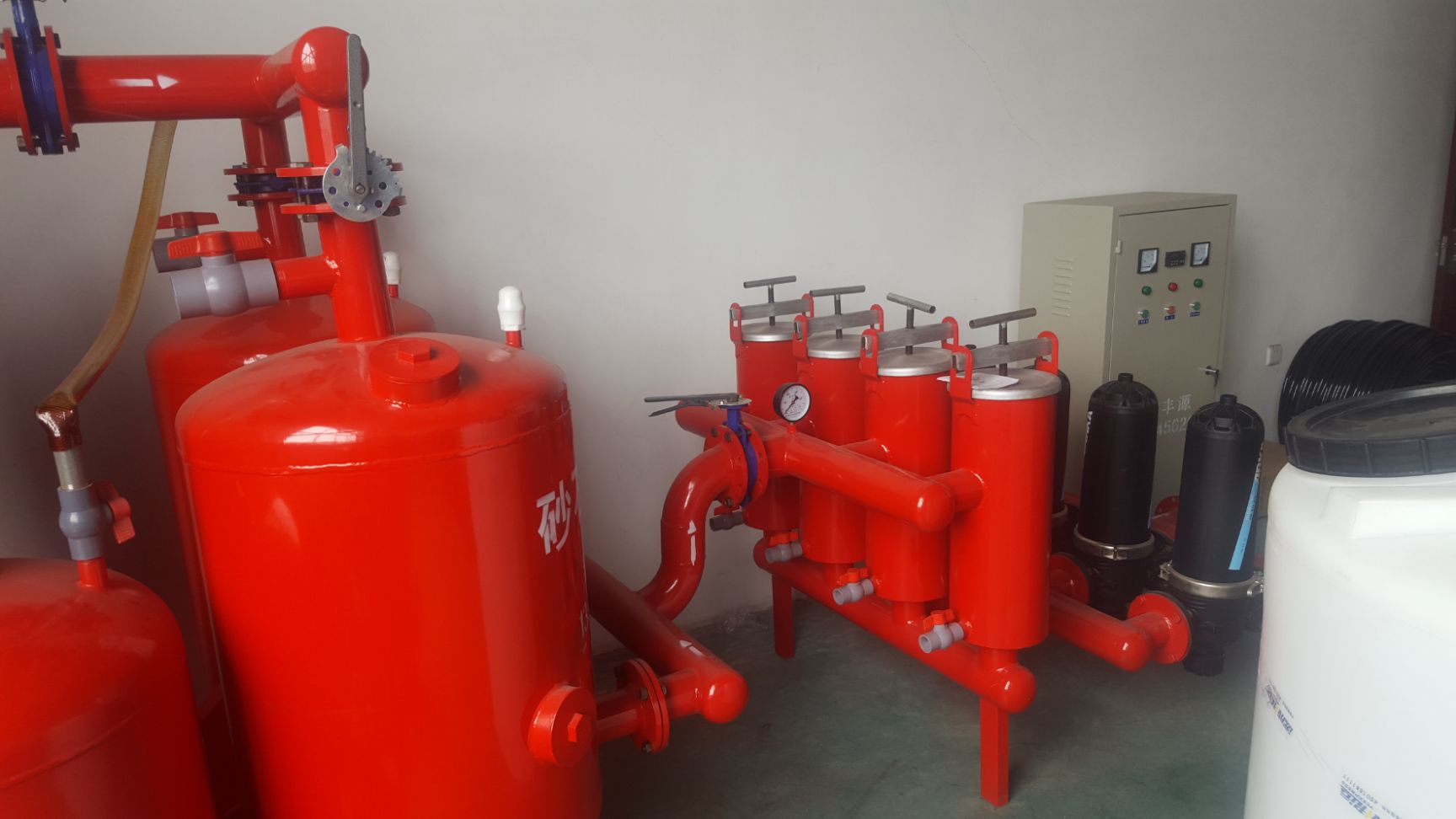  砂石过滤器，离心过滤器，网式过滤器，叠片过滤器，自动反冲洗