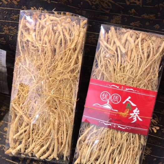 抚松县园参 白参  白丁须  一盒250克