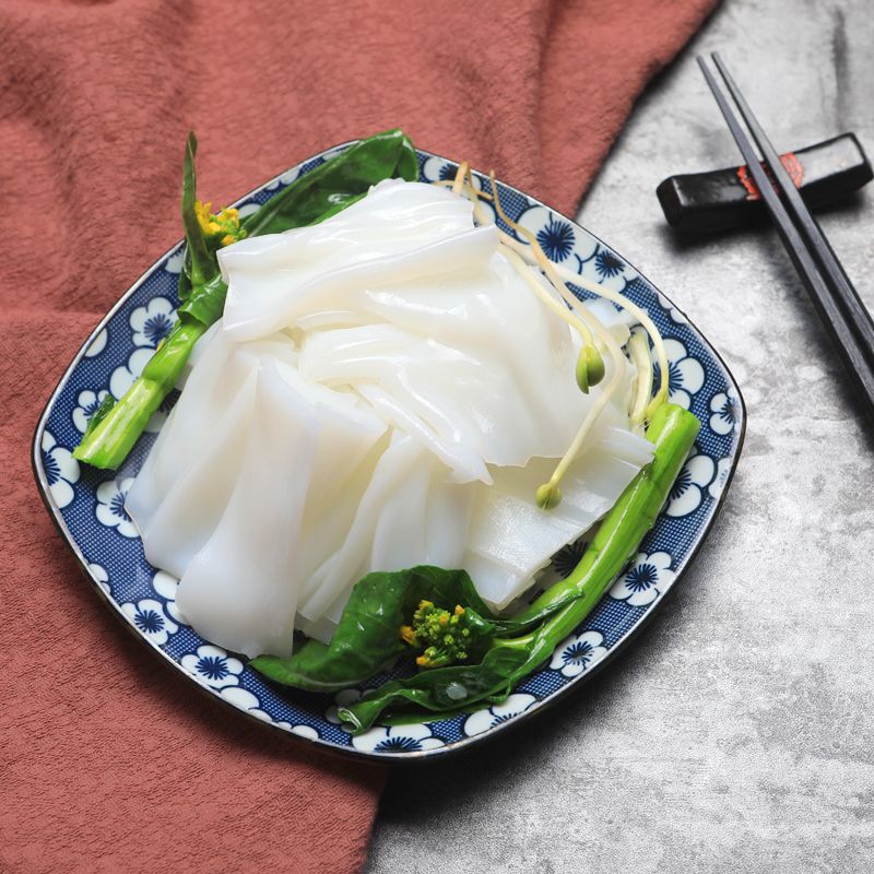 广东陈村蒸粉早餐蒸粉肠粉即食新鲜肠粉湿河粉2500g/袋