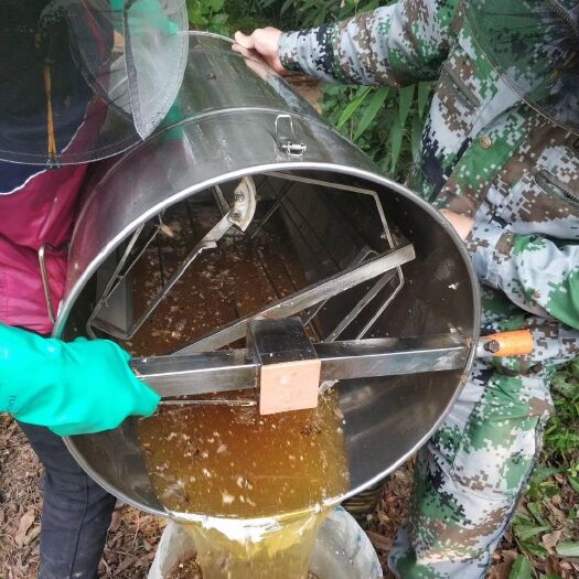新郑市 土蜂蜜全结晶的自家成熟蜜
