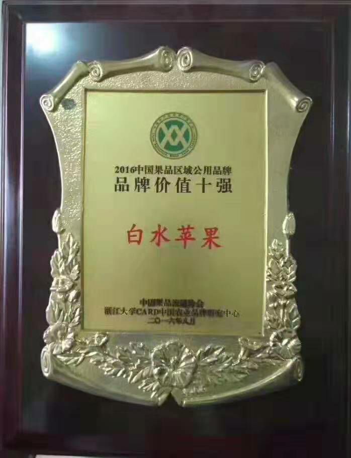  白水有机苹果红富士