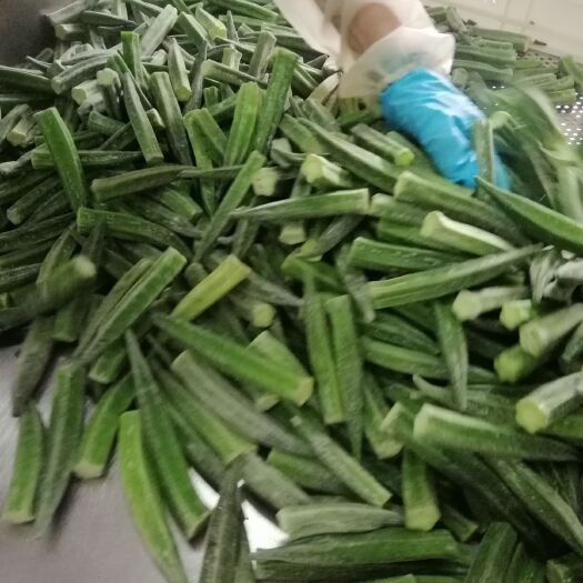 莱阳市 冷冻黄秋葵S M L大量现货，符合出口级标准