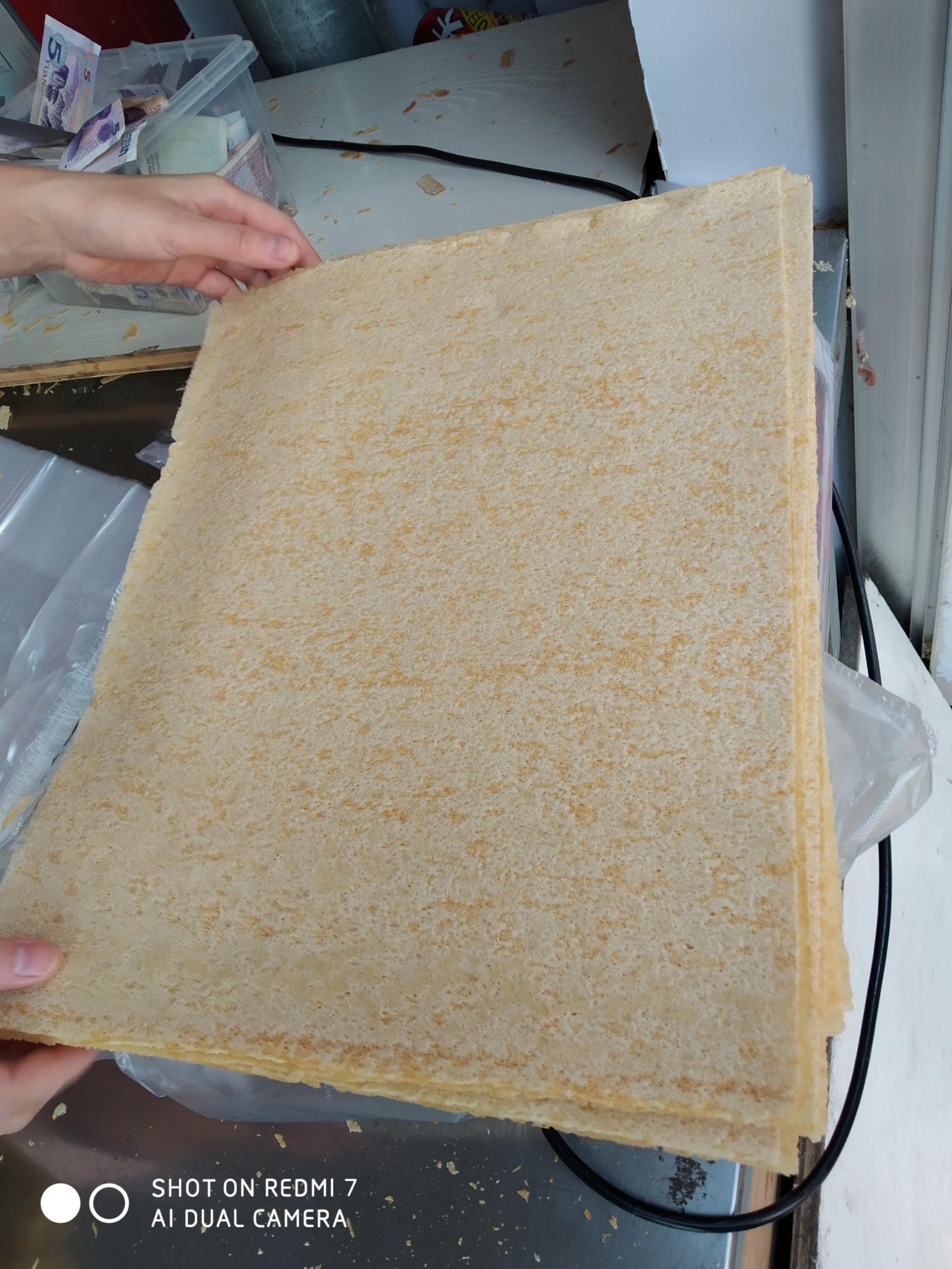  石磨小麦煎饼
