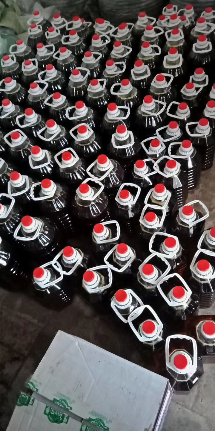 冷榨亚麻籽油 绿色食品，农家古榨