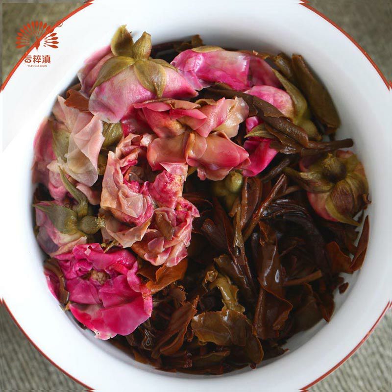 【热销中】云南滇红茶玫瑰花茶饼茶凤庆滇红茶