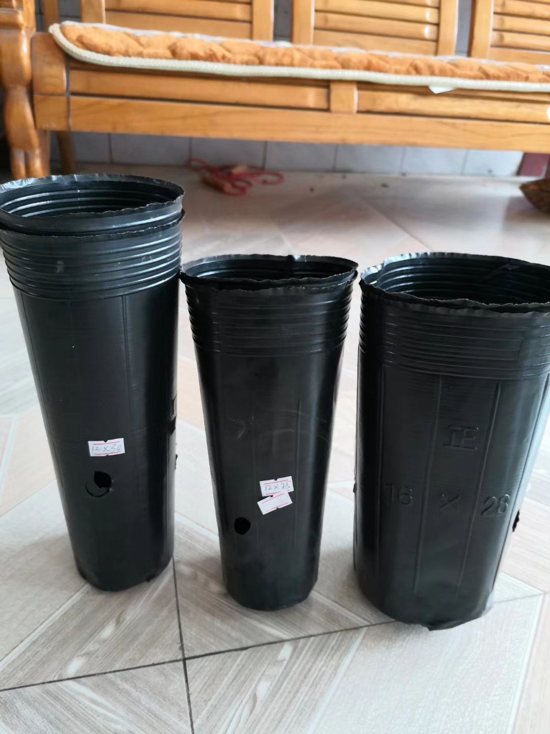 花盆 花钵/花箱  柑橘杯树苗盆各种型号，20×28，包邮