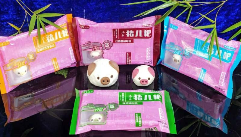 成都叶儿粑 卡通造型猪儿粑，面点大师亲自操刀