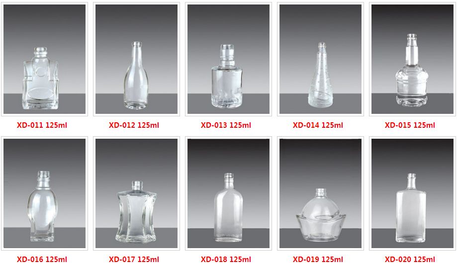 包装瓶 长期供应各种规格玻璃瓶125ml，250ml，500ml