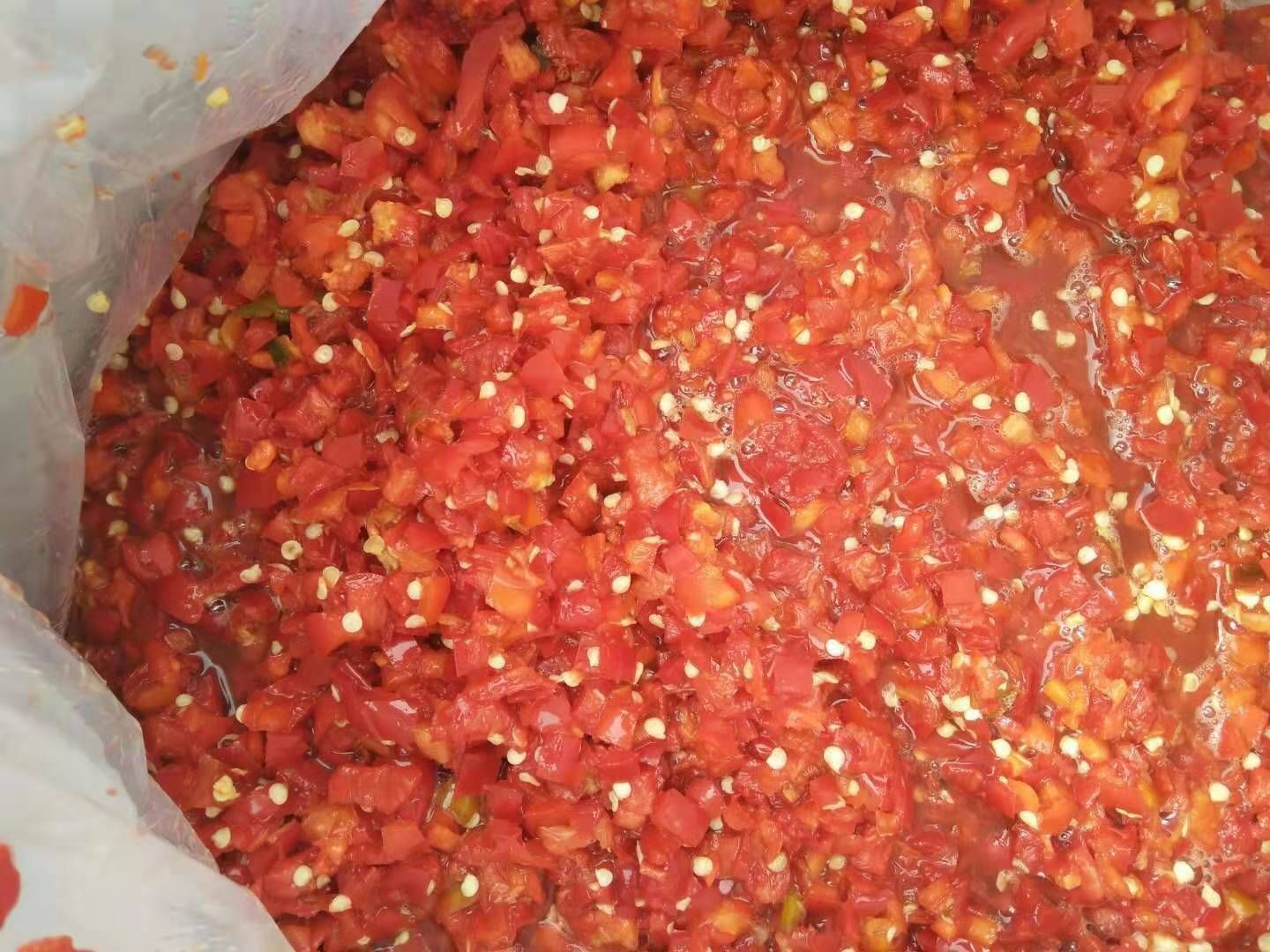 鸡泽县牛角椒剁椒 大量供应，量大优惠