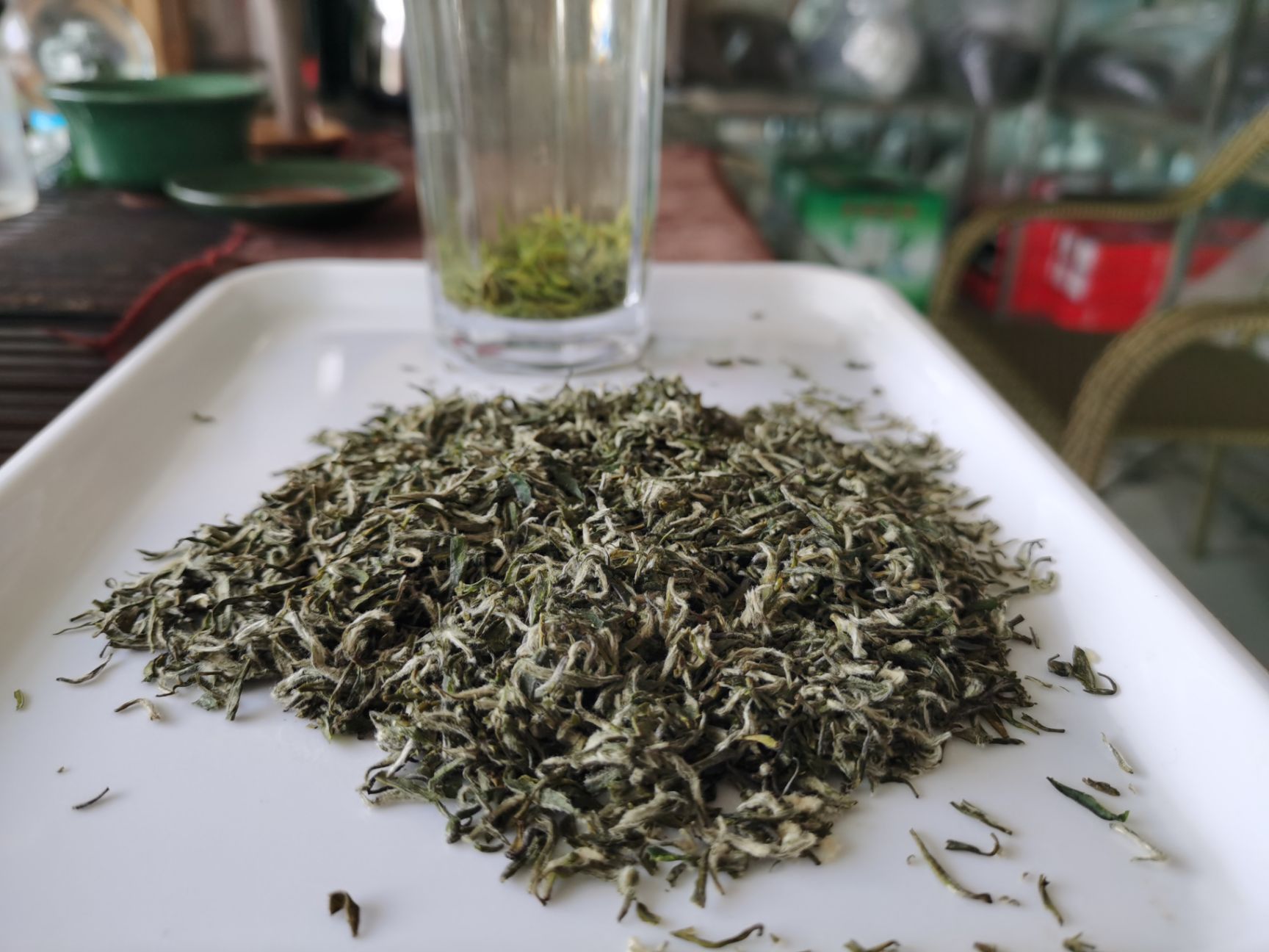 云雾毛尖 2019明前福鼎小种高山云雾茶，火功杀青，茶多酚含量高，