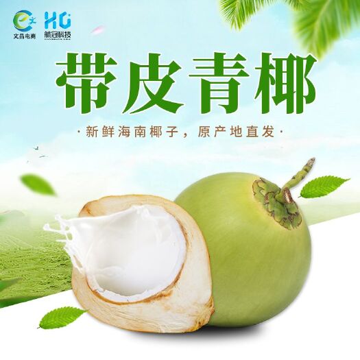 文昌市海南文昌东郊青皮椰子批发