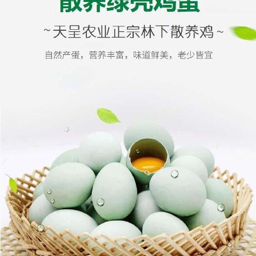 成都 林下散养绿壳无抗土鸡蛋