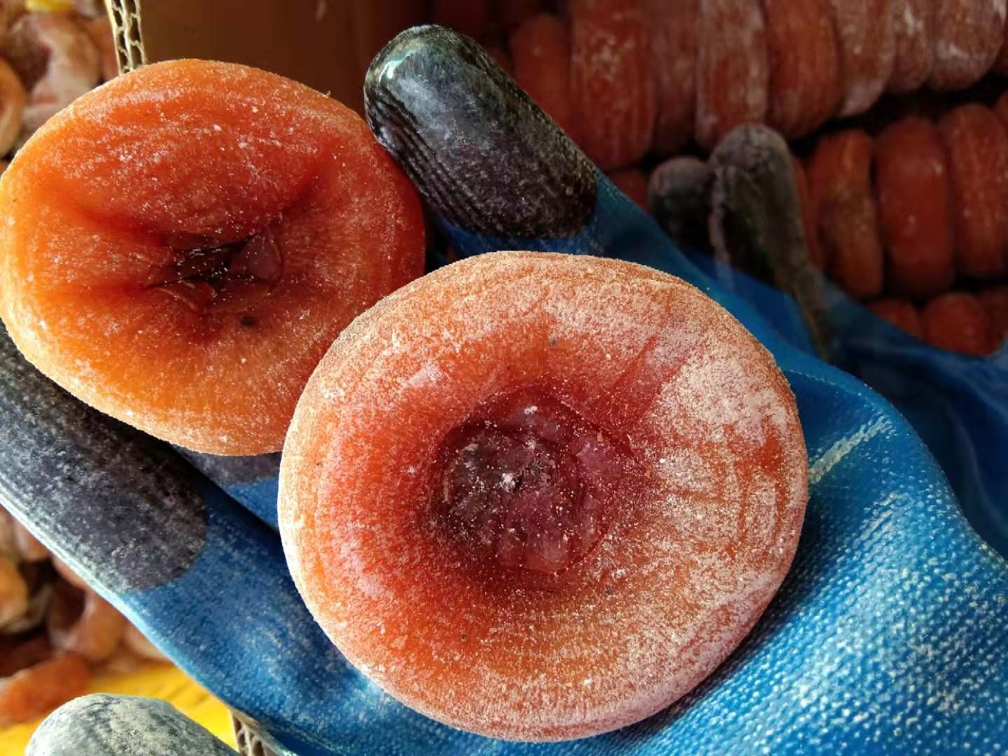 桂林恭城新柿饼上市