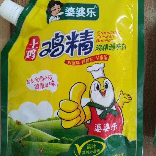 天柱县 婆婆乐土鸡精家用小包商用大包调味料大袋908克带嘴盖200克