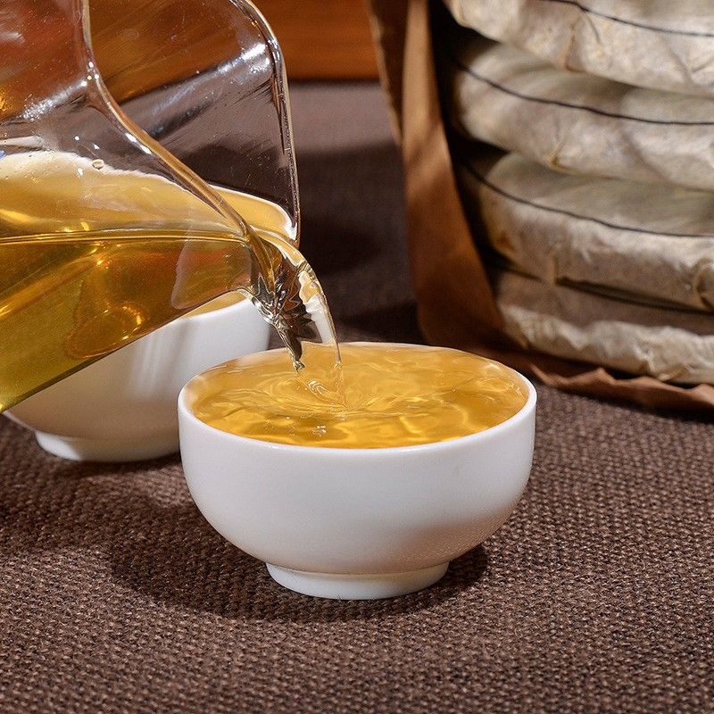  云南普洱茶昔归古树纯料357克生茶普洱茶臻凝祥茶叶厂茶