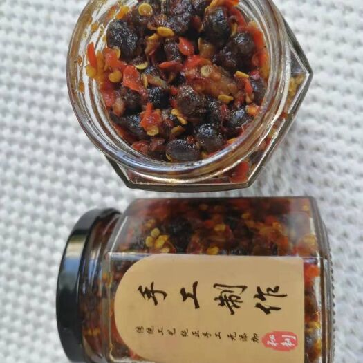 紅尖椒剁椒 農(nóng)家手工制作辣椒醬豆豉醬蘿卜脆酒糟小魚干美味健康下飯菜