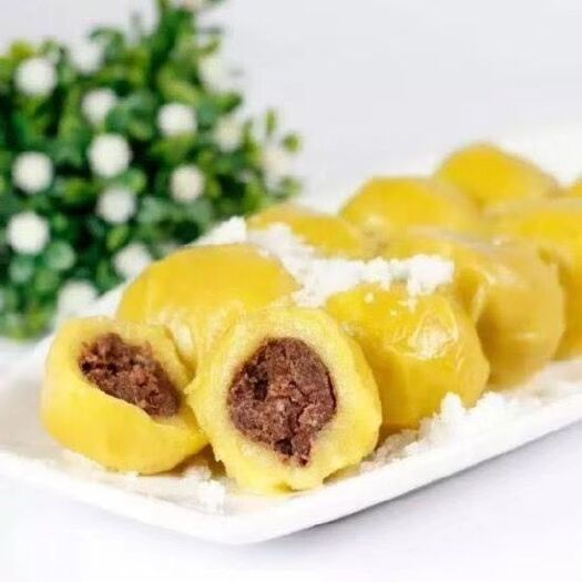 哈尔滨 东北粘豆包，手工制作。