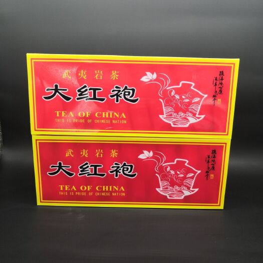 惠来县 武夷山岩茶大红袍岩浓香型熟茶小泡装500克塑料盒乌龙茶大红袍