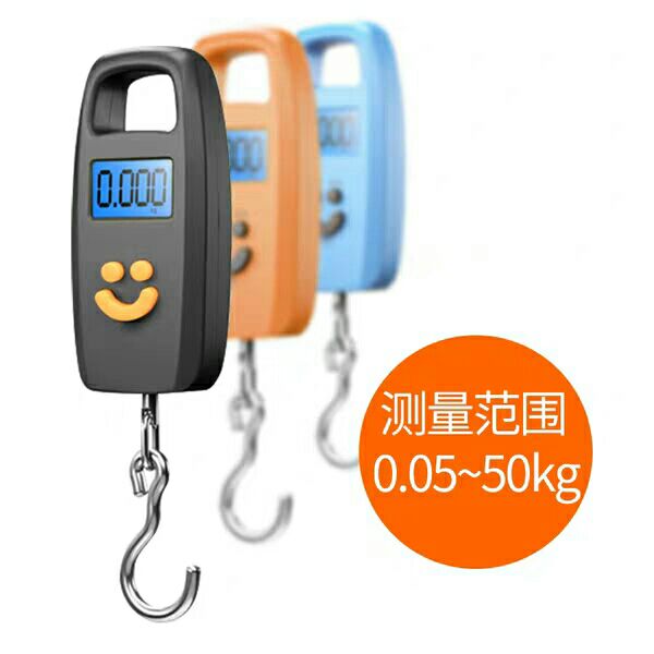 远驰迷你称重电子称 手提秤50kg电子秤便携式手提称挂钩称
