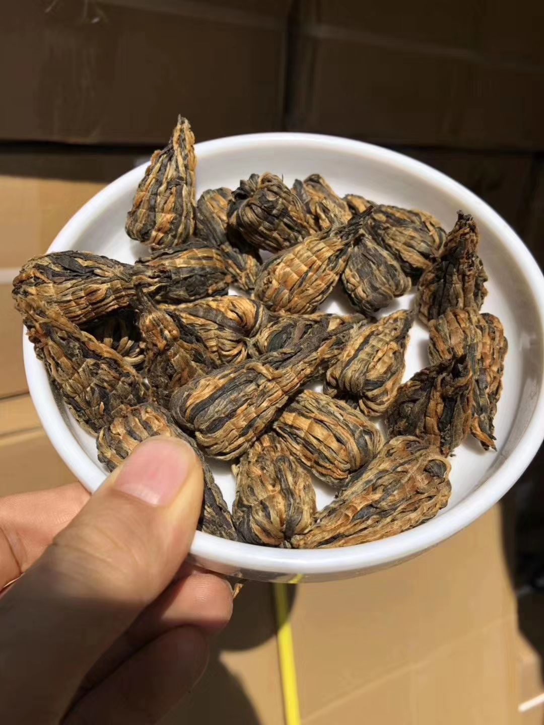 凤庆红茶  云南凤庆滇红手工制作红茶绣球，龙珠