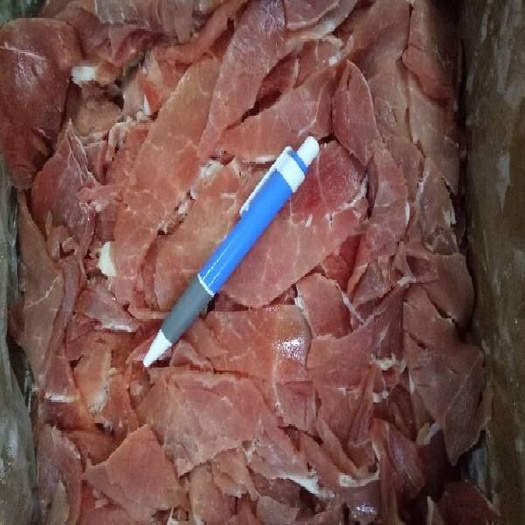 南京猪瘦肉 新鲜冷冻纯瘦肉片20斤 五花肉片酒店食堂烧烤 江浙沪皖包邮
