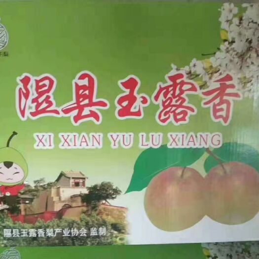 隰县玉露香梨 香甜可口，脆香皮薄