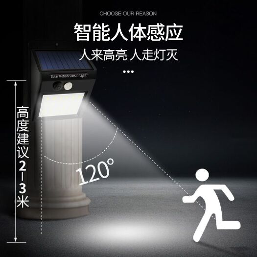 常州太阳能灯 太阳能室外庭院灯，大门自动感应灯