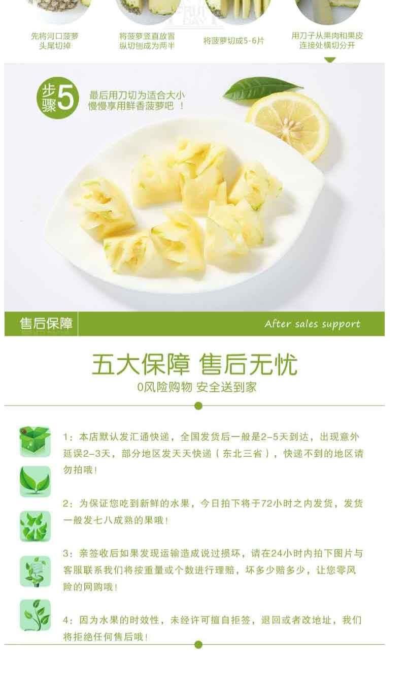  云南香水小菠萝 菠萝新鲜 河口菠萝 非凤梨水果 胜泰国小菠