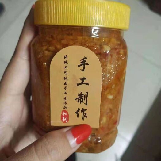 聊城酱姜 纯手工制作辣子酱，餐桌必备