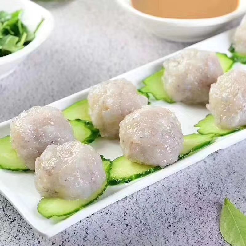  手工青虾滑150克火锅店豆捞虾滑食材量大从优