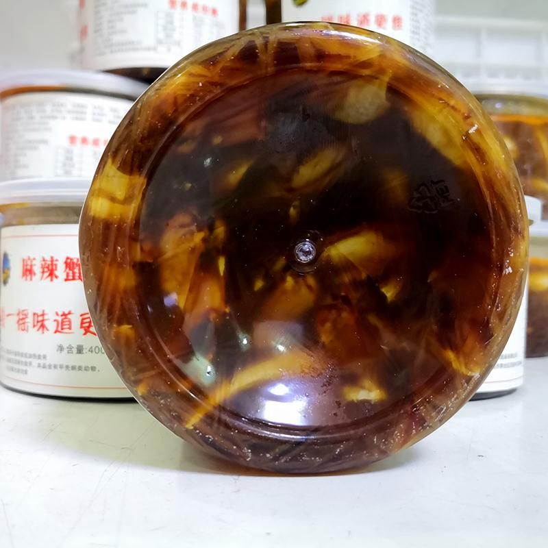  青岛特色麻辣蟹钳醉蟹钳甜辣即食400克*12瓶支持批发