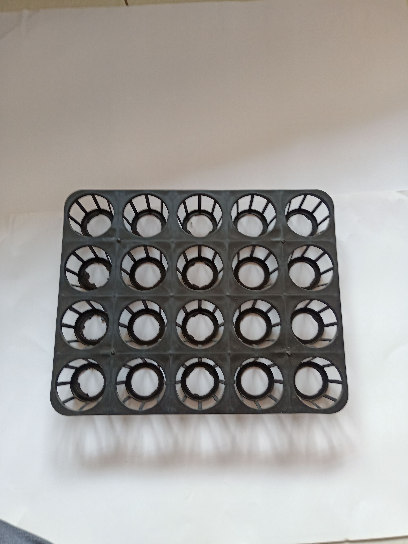  厂家销售12孔15孔蝴蝶兰托盘花架PP塑料双色花盆中