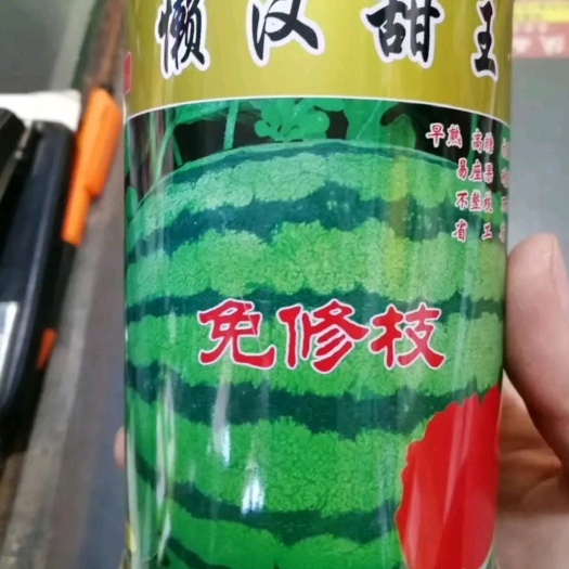 商丘懒汉甜王西瓜种子  免修枝 省工省时  极易坐果 大红瓤
