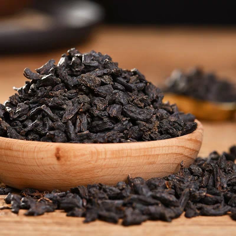 [茶化石批发] 云南古树普洱碎银子茶化石熟普洱