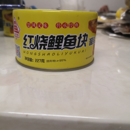 武汉 红烧鲤鱼罐头227g，美味品尝