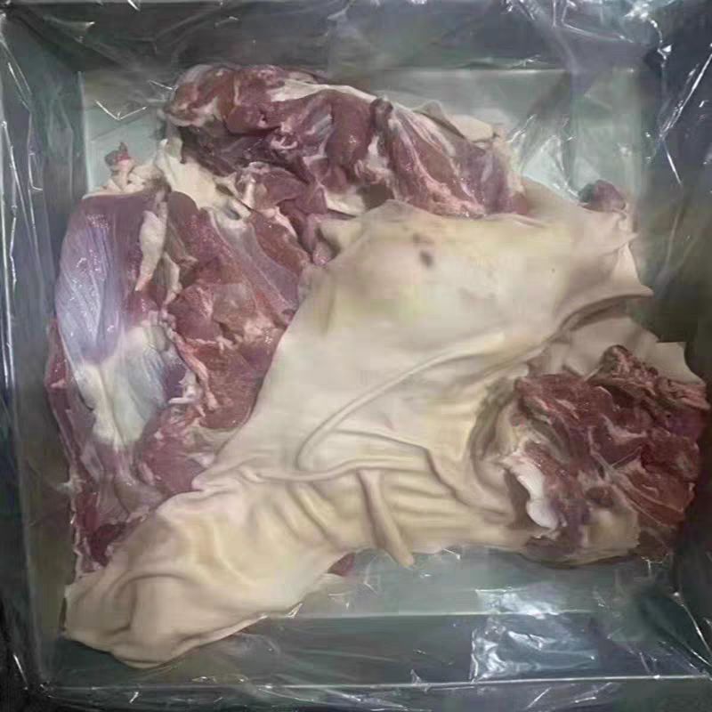 羊肉类  冷冻新鲜带皮羊肉 去骨无骨羊肉 带皮生羊肉20斤肉质鲜嫩新鲜